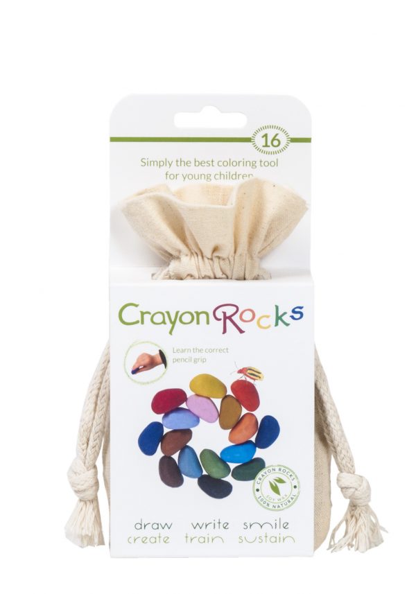 Crayon Rocks (16 st) - Katoenen zakje