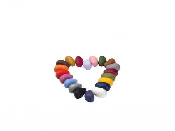 Crayon Rocks (20 st) - Heart Bag