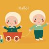 Bora kaart - Hello! Baby Twins