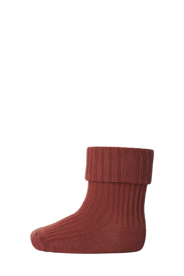 MP cotton rib - baby sok - rusty clay 17-18