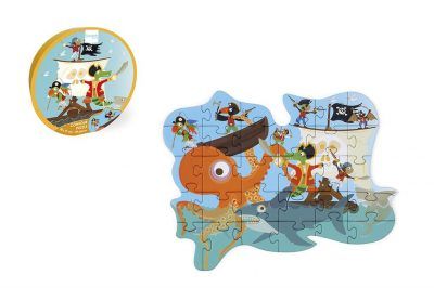 Scratch - Compact Puzzel Contour Piraat