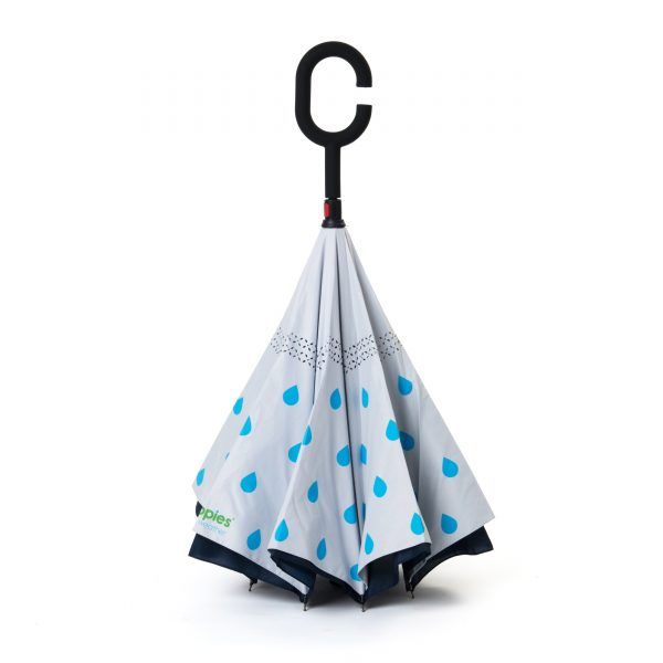 Druppies - Paraplu - Donkerblauw