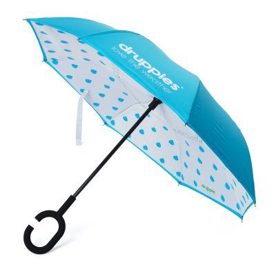 Druppies - Paraplu - Helderblauw