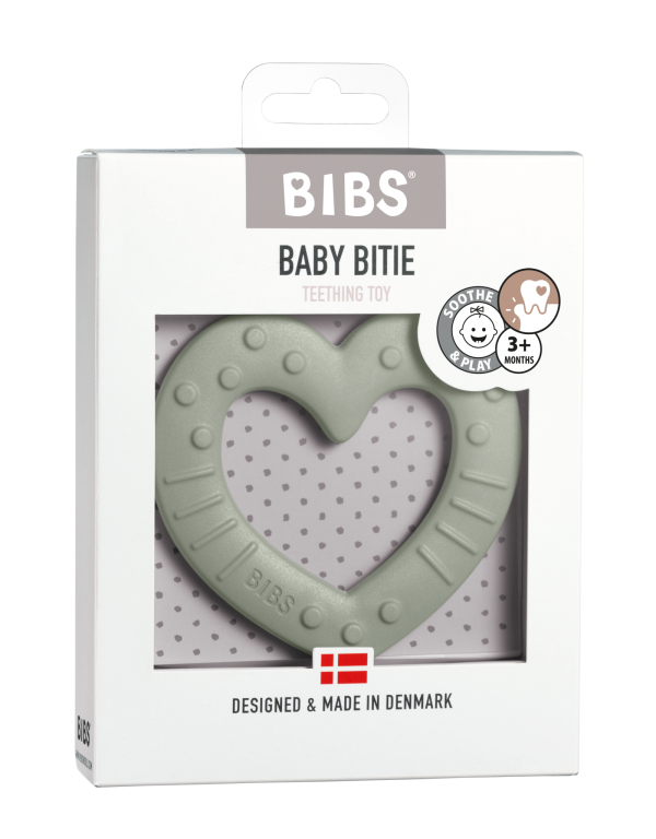 BIBS - Baby Bitie Heart - Sage