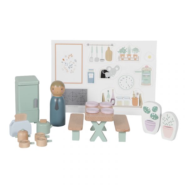 Little Dutch - Uitbreidingsset Poppenhuis Keuken