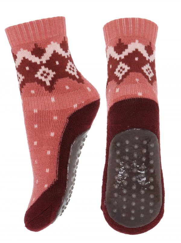 MP Denmark - Sigge socks with anti-slip - Canyon Rose 19-21