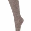 MP Denmark - Wally knee socks - Light Brown Melange 22-24