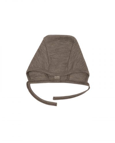 Baby helmet - nature drop needle - merino wool