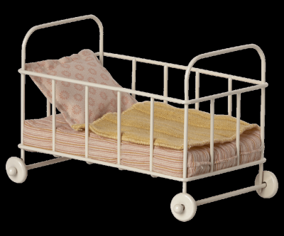 Maileg - Cot Bed Micro - Rose