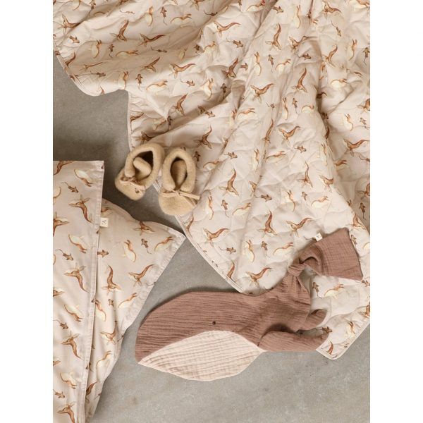 Lil' Atelier - Denley Quilted Blanket - Peyote Whale ONE SIZE