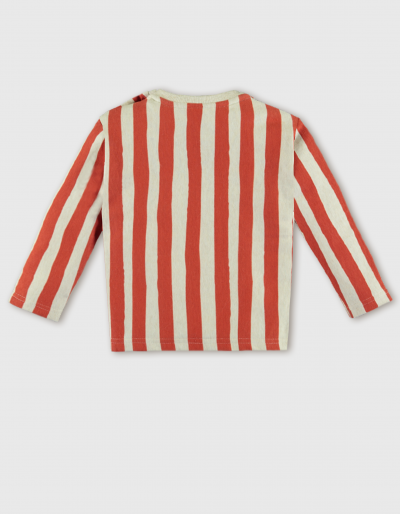 The New Chapter - Longsleeve Shirt with brushed stripe Print 104
