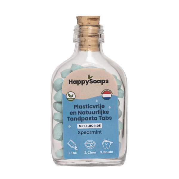 Happy Soaps - Tandpasta Tabs - Met Fluoride - Spearmint