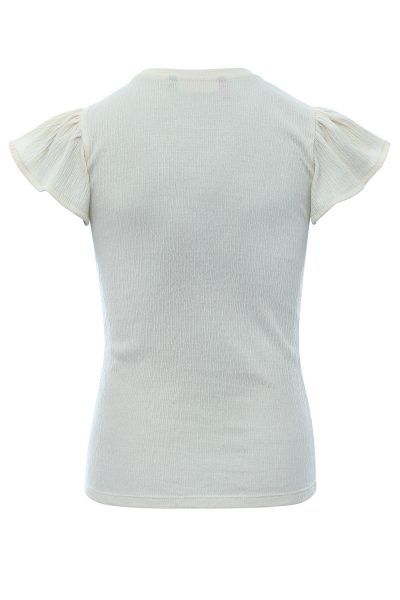 LOOXS Little - crincle t-shirt - off white 128