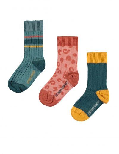 The New Chapter - 3-pack Socks Wild Heart 3-4Y