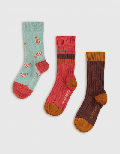 The New Chapter - 3-pack Socks el circo 6-12M