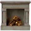 Maileg - Fireplace - Vintage Blue