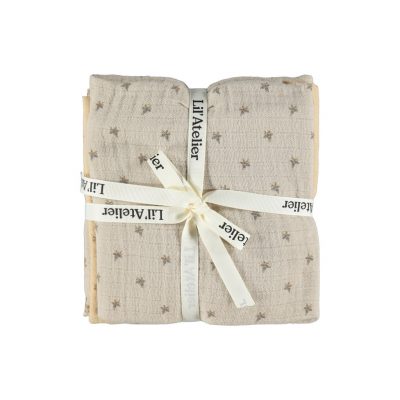 Lil' Atelier - Isley - 3-pack Nappies AOP ONE SIZE