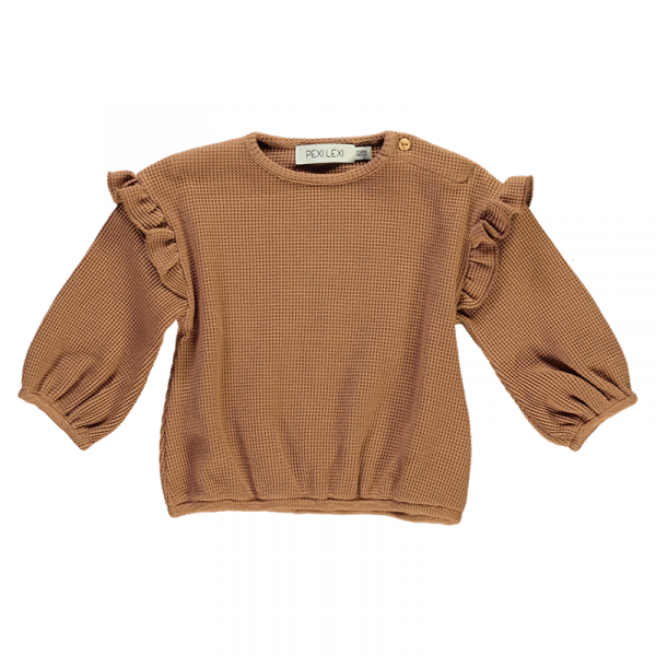 Pexi Lexi - Sweater with ruffle 110-116