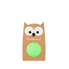 Ratatam - Glow in the Dark - Owl bouncy ball Green 57mm