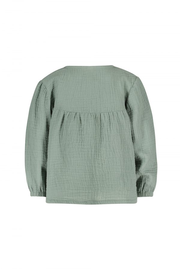 The New Chapter - Mousseline Blouse - Ice Green - 104