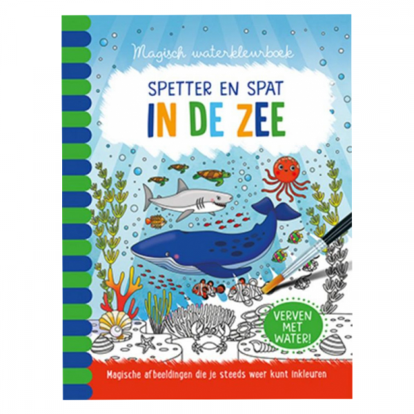 Magisch waterkleurboek - in de zee