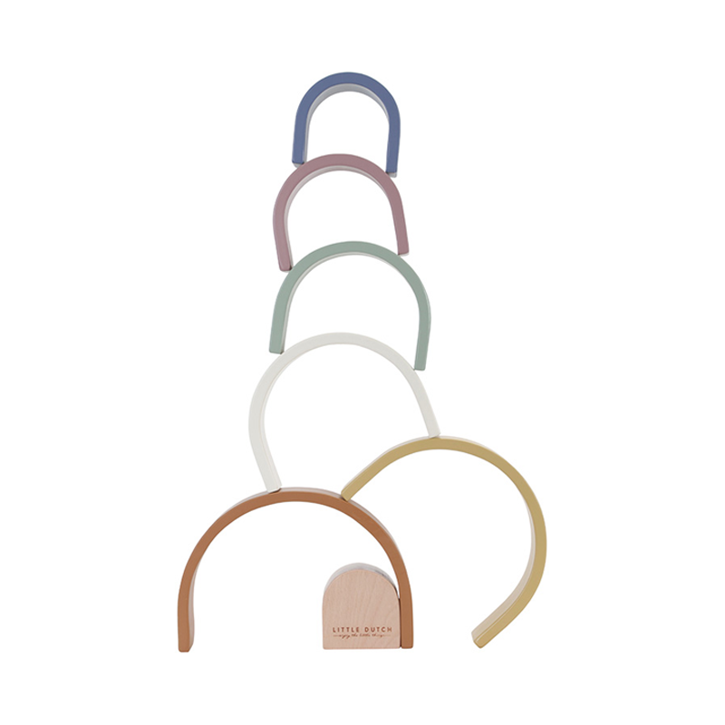 Little Dutch - Regenboogstapelaar Vintage