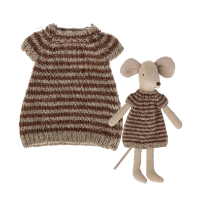Maileg - Knitted Dress - Mum mouse