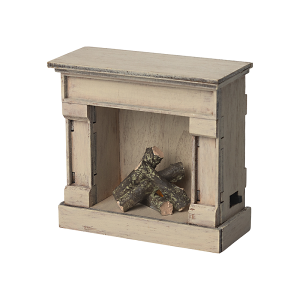 Maileg - Miniature fireplace - Off white