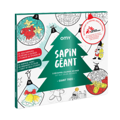 OMY - GIANT COLORING POSTER CHRISTMAS TREE