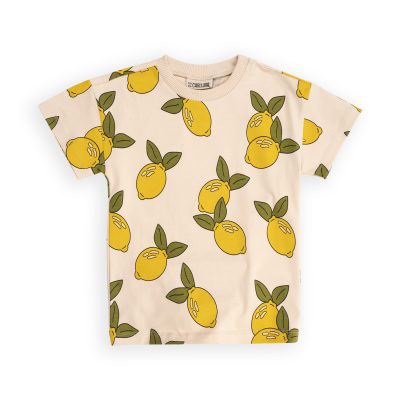 CarlijnQ - Lemon - crewneck t-shirt 122-128