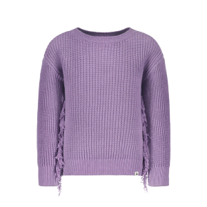 The New Chapter - Oversized knitted sweater with fringes 110