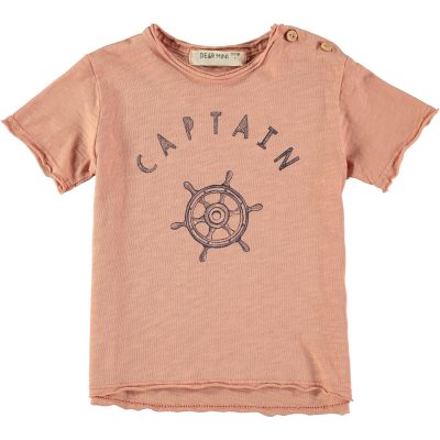 Dear Mini - Captain T-Shirt - Coral 2-3Y