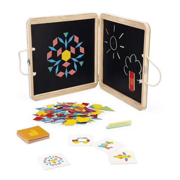 Janod - Magnetische Puzzelkoffer – Geometrie