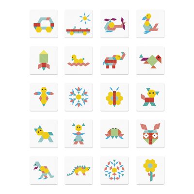 Janod - Magnetische Puzzelkoffer – Geometrie