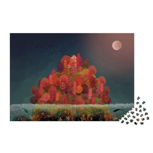 Janod - Puzzel – De rode herfstkleuren