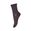 MP Denmark - Bea glitter socks - Dark Purple 22-24