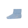 MP Denmark - Cotton rib baby socks - Dusty Blue 15-16