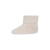 MP Denmark - Cotton rib baby socks - Ecru 17-18