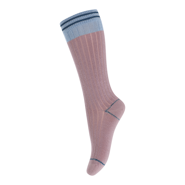 MP Denmark - Violet knee socks - Elderberry 22-24