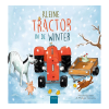 Kleine tractor in de winter