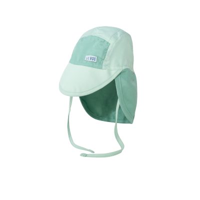 Lil' Boo - Soft Baby Sun Cap - Block Green (UV) 6-9m