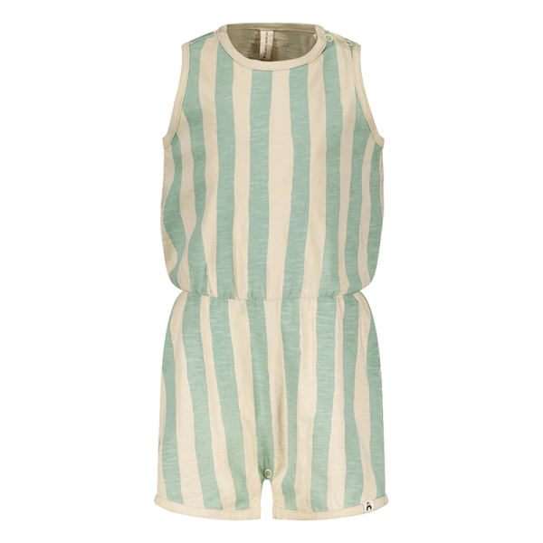 The New Chapter - Freddie Jumpsuit Green Stripe - 62/68