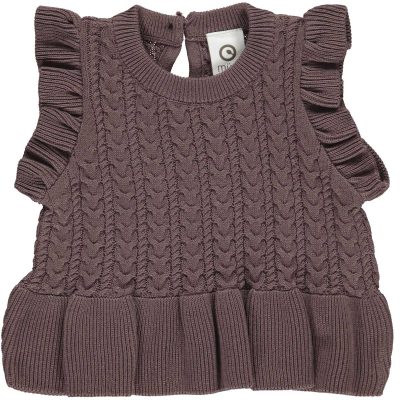 Musli - Knit frill vest baby 80