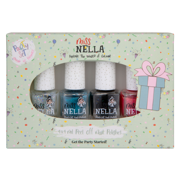 Miss Nella - Partyset - 4 kleuren