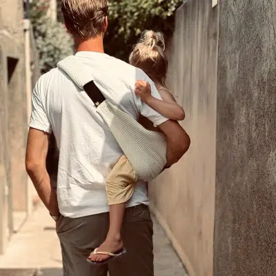 Wildride - Kinder Draagzak - Wafelstof - Wit