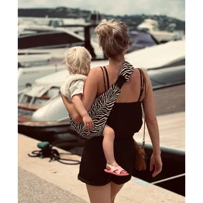 Wildride - Kinder Draagzak - Zebra Zwart