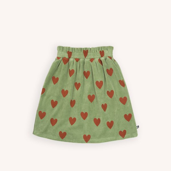 CarlijnQ - Hearts - long skirt (velvet) 110-116
