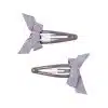 Lil' Atelier KIDS - Regitse - 2p Hair Clips - Quail ONE SIZE