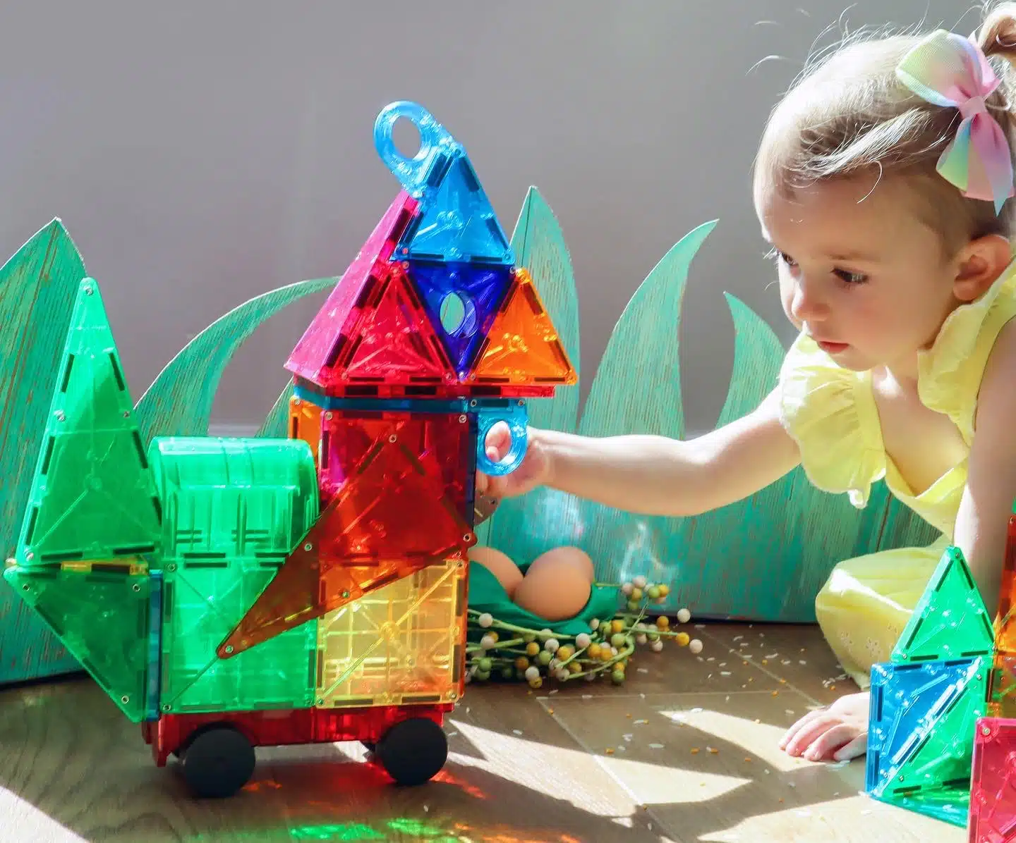 Magna-Tiles - Clear Colors 48 Piece DX Set