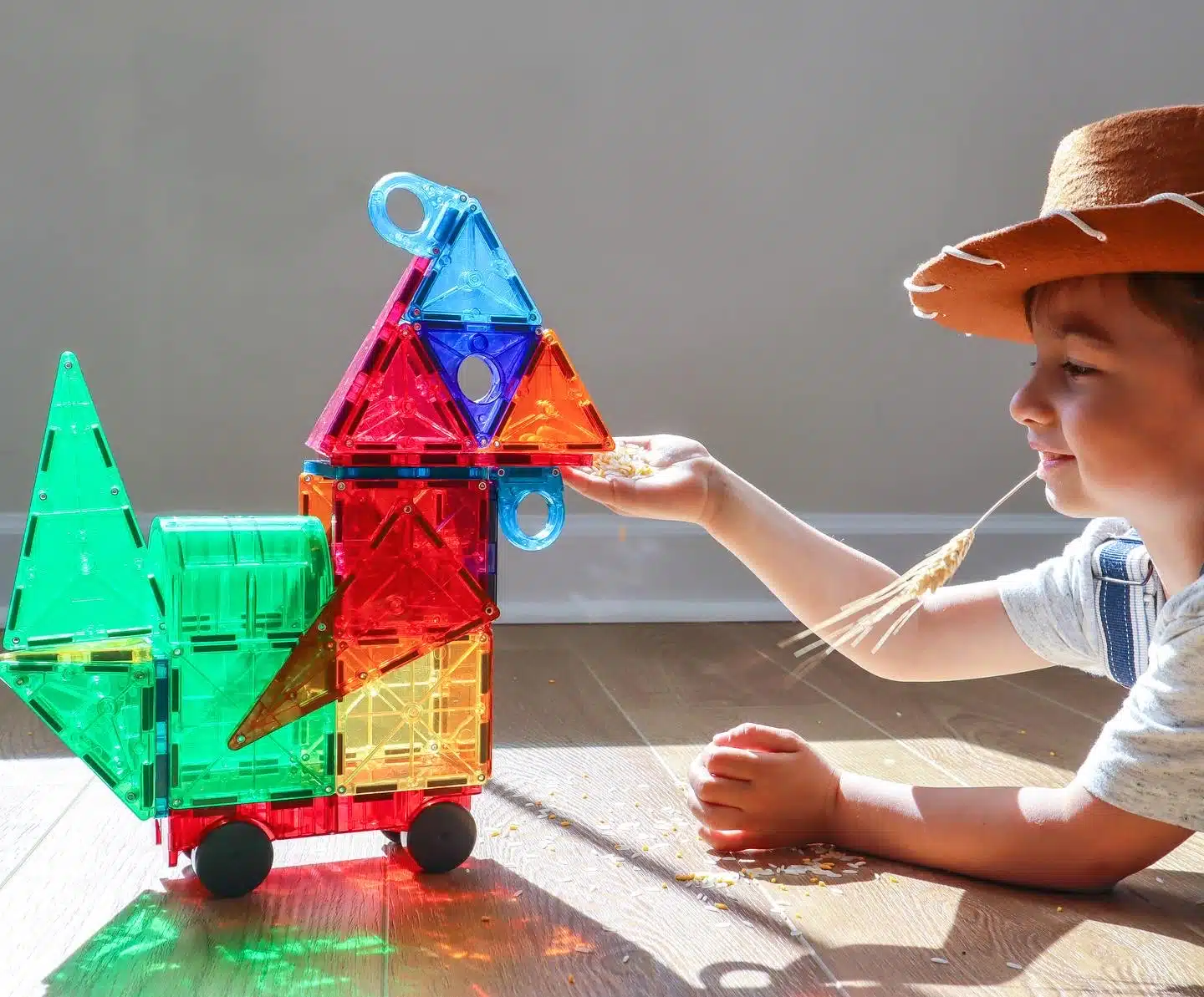 Magna-Tiles - Clear Colors 48 Piece DX Set